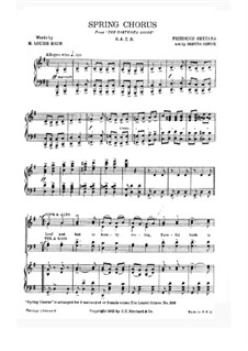 Хор крестьян: Для голосов и фортепиано by Бедржих Сметана