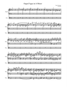 A Minor Fugue: A Minor Fugue by Vince Peterson