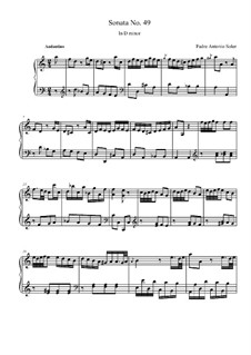 Соната No.49 ре минор : Соната No.49 ре минор by Антонио Солер