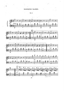 Washington Waltzes: Washington Waltzes by Unknown (works before 1850)