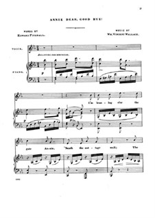 Annie Dear, Good Bye: Annie Dear, Good Bye by Уильям Винсент Уоллес