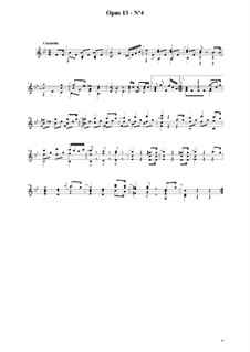 Шесть дивертисментов, Op.13: Дивертисмент No.4 by Фернандо Сор