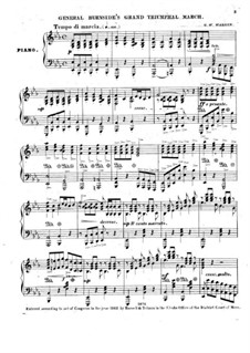 General Burnside's Grand Triumphal March: General Burnside's Grand Triumphal March by Джордж Уильям Уоррен