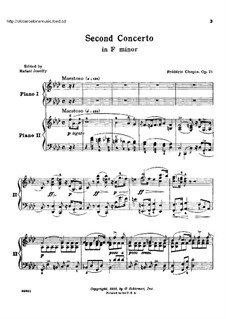 Весь концерт: Версия для двух фортепиано в четыре руки by Фредерик Шопен