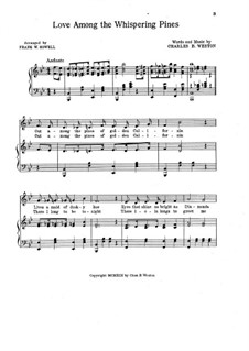 Love among the Whispering Pines: Love among the Whispering Pines by Charles B. Weston