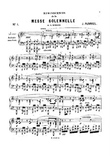 Reminiscences of Petite Messe Solennelle by G.Rossini: Reminiscences of Petite Messe Solennelle by G.Rossini by Йозеф Руммель