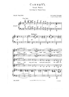 Carmeña: Для хора и фортепиано by H. Lane Wilson