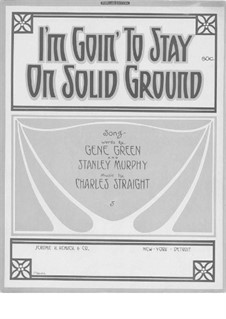 I'm Goin' to Stay on Solid Ground: I'm Goin' to Stay on Solid Ground by Charley Straight