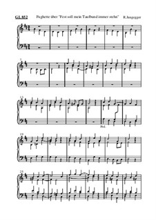 Fest soll mein Taufbund immer stehn (Fughette 2): Fest soll mein Taufbund immer stehn (Fughette 2) by Roman Jungegger