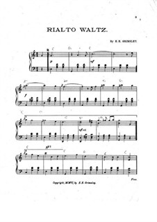 Rialto Waltz: Rialto Waltz by E. E. Grimsley