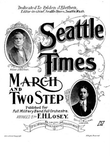 Seattle Times, for Piano: Seattle Times, for Piano by Ottis E. Williams