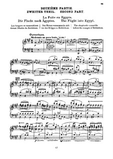 Детство Христа, H.130 Op.25: Бегство из Египта, для голосов и фортепиано by Гектор Берлиоз