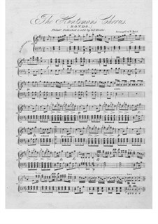 Акт III, No.15 Хор охотников: Для фортепиано by Карл Мария фон Вебер