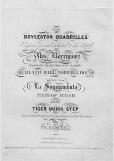 The Boyleston Quadrilles: The Boyleston Quadrilles by Thomas Comer