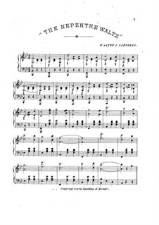 The Nepenthe Waltz: The Nepenthe Waltz by Walter J. Campbell