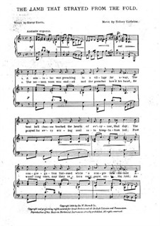 The Lamb That Strayed from the Fold: The Lamb That Strayed from the Fold by Sidney Carleton