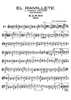 Букет. Три легких пьесы: Для гитары by Pedro Antonio Iparraguirre