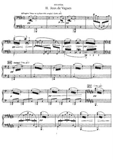 Море, L.109: No.2 Игра волн, для фортепиано в четыре руки by Клод Дебюсси