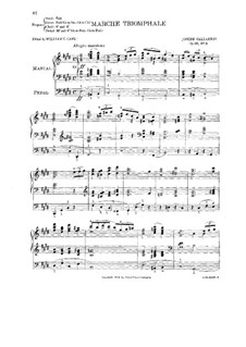 Marche Triomphale, Op.30 No.3: Marche Triomphale by Жозеф Каллаэртс