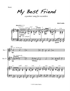 My Best Friend: Для блокфлейты и фортепиано by Julie Gaulke