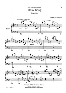 Rain Song: Rain Song by Blanche Goode