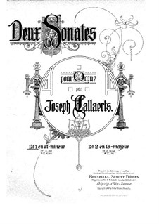 Две сонаты: Для органа by Жозеф Каллаэртс