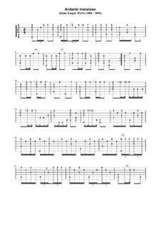 Andante maestoso: Andante maestoso by Иоганн Каспар Мерц
