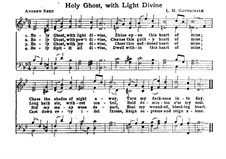 Holy Ghost, with Light Divine: Holy Ghost, with Light Divine by Луи Моро Готшалк