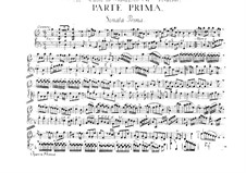 Соната для скрипки и бассо континуо No.1, Op.1: Соната для скрипки и бассо континуо No.1 by Francesco Maria Veracini
