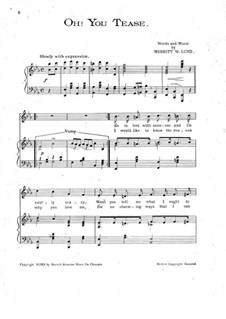 Oh! You Tease: Oh! You Tease by Merritt W. Lund