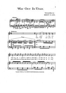 Way Out in Utah: Way Out in Utah by Merritt W. Lund