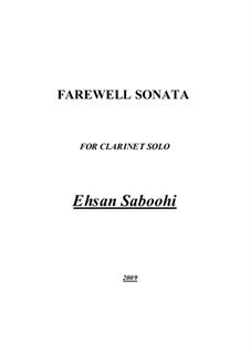 Farewell Sonata: Farewell Sonata by Эсан Сабуи