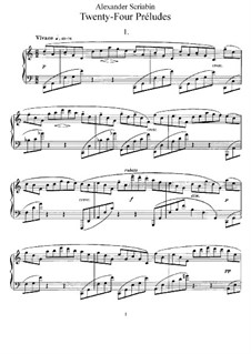 Двадцать четыре прелюдии, Op.11: Сборник by Александр Скрябин