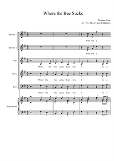 Where the Bee Sucks: Where the Bee Sucks by Томас Арн