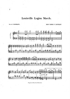 Louisville Legion March: Для фортепиано by Carrie F. Matfeldt