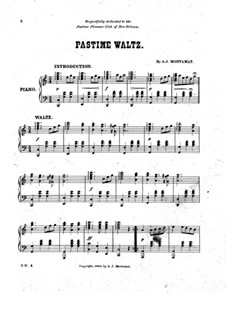 Pastime Waltz: Pastime Waltz by A. J. Montamat
