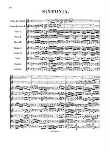 Симфония фа мажор, BWV 1046a: Симфония фа мажор by Иоганн Себастьян Бах