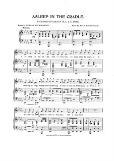 Asleep in the Cradle: Asleep in the Cradle by Ruth Macdonald