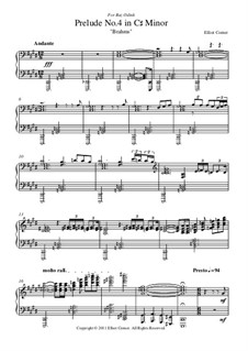 Prelude No.4 in C Sharp Minor: Prelude No.4 in C Sharp Minor by Elliot Corner