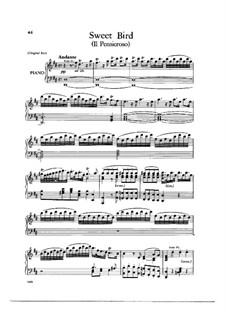 L'Allegro, il Penseroso, ed il Moderato, HWV 55: Sweet Bird, That Shun'st by Георг Фридрих Гендель