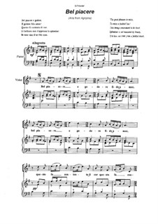 Агриппина, HWV 6: Bel piacere by Георг Фридрих Гендель