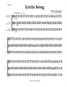 No.5 Пьеска: For three recorders by Роберт Шуман
