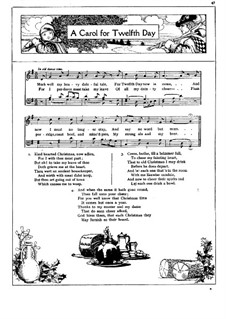 A Carol for Twelfth Day: A Carol for Twelfth Day by Unknown (works before 1850)