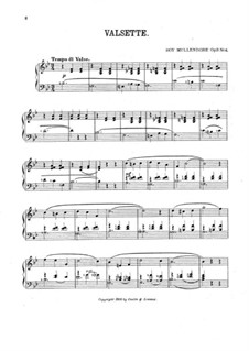 Four Musical Gems, Op.3: No.4 Valsette by Roy Mullendore