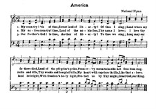 Америка: Для хора и фортепиано by Генри Кэри