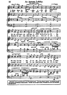 An Autumn Lullaby: An Autumn Lullaby by John Sylvester Fearis