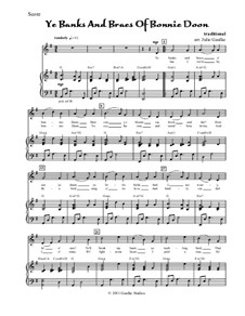 Ye Banks and Braes: Для голоса и фортепиано (G Major) by folklore