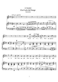 Gia' il sole dal Gange: Italian text by Алессандро Скарлатти