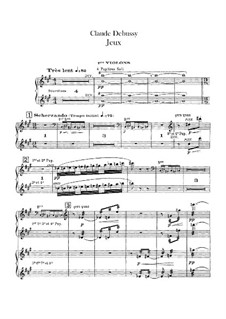 Игры, L.126: Партия I скрипок by Клод Дебюсси