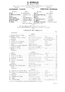 L’étoile: L’étoile by Эммануэль Шабрие